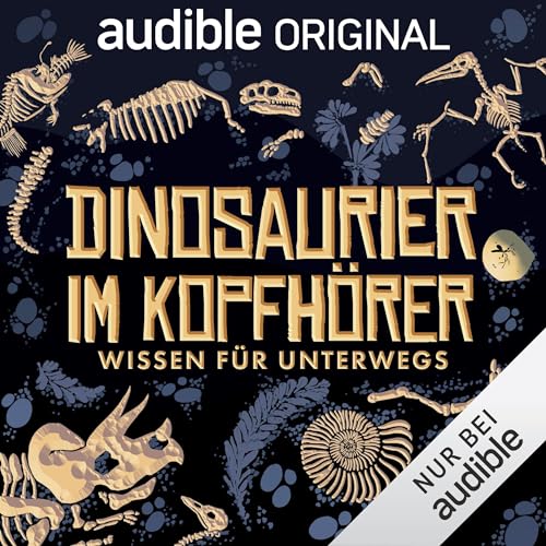 Dinosaurier im Kopfhörer